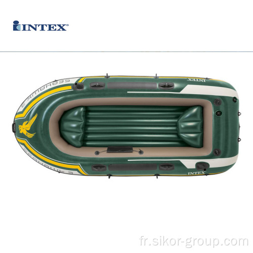 INTEX 68380 Seahawk 3 Ensemble de bateaux Set Boat de pêche gonflable